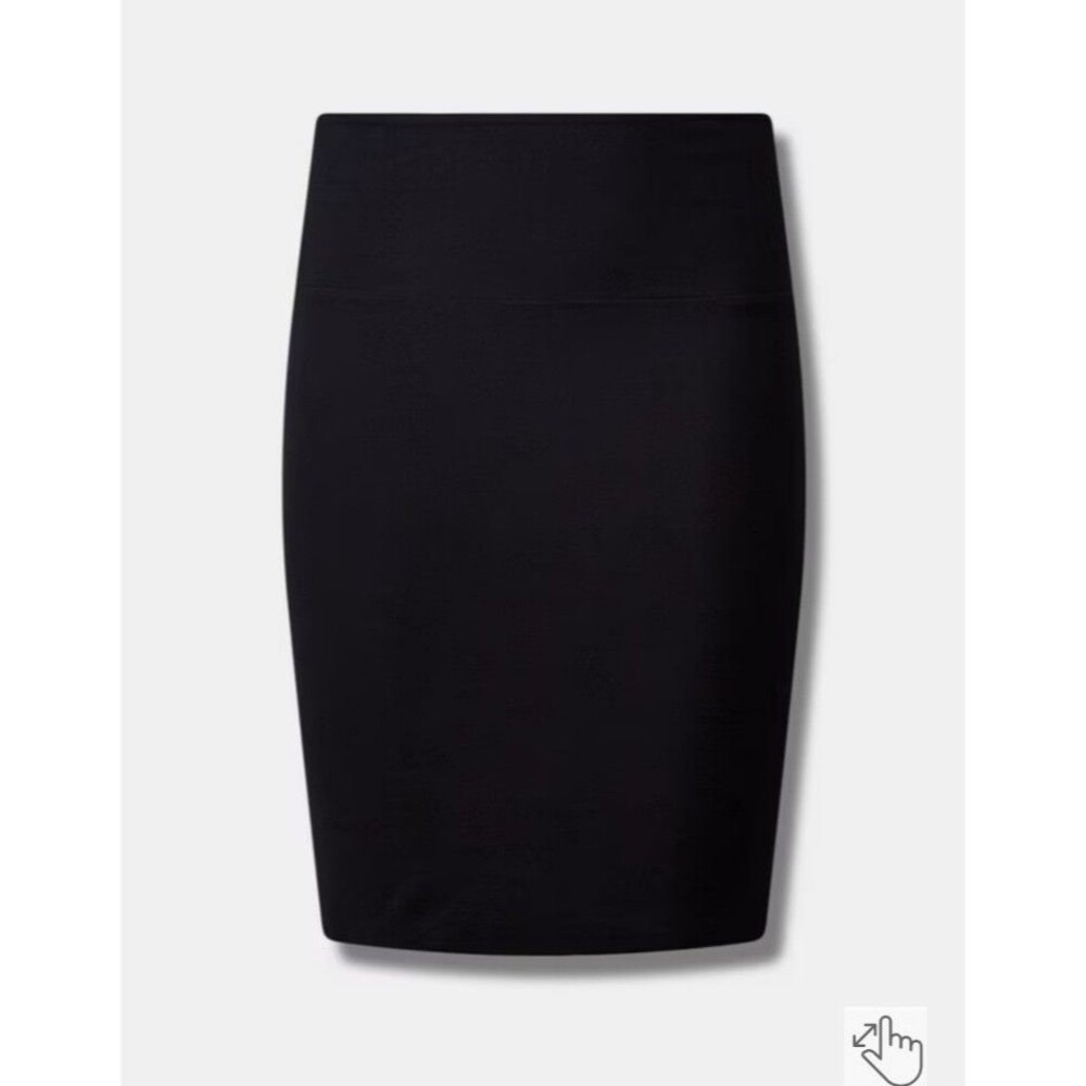 Torrid 1x Women's Black Stretchy Basics Pencil Skirt
